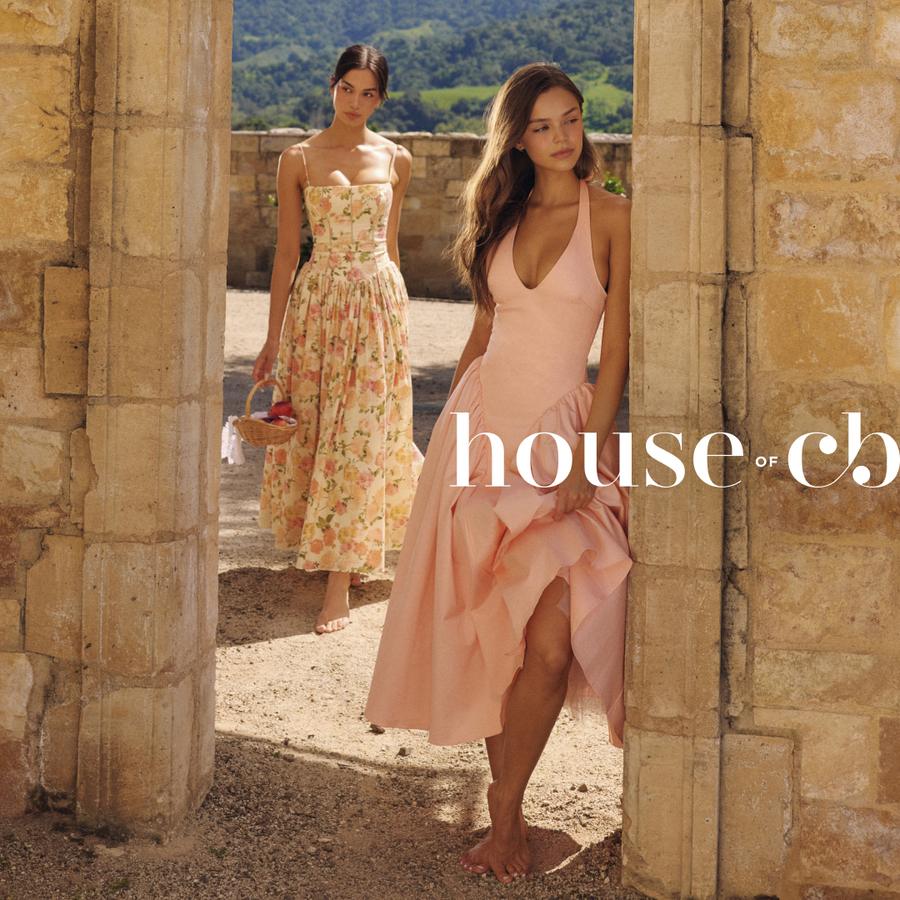 House of CB campaign creative, spring collection editorial